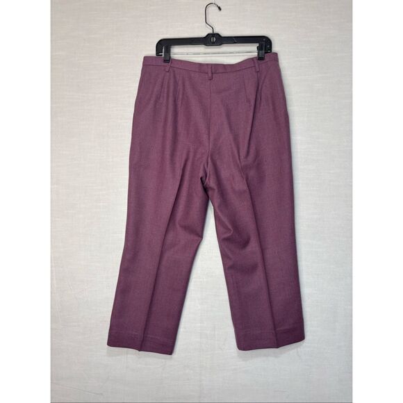 Vintage Pendleton Women's Size 14 Purple 100% Virgin Wool Pants Trousers USA - Picture 3 of 13